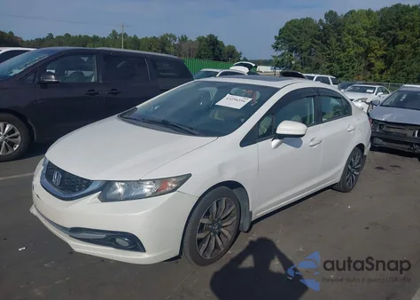 2015 Honda Civic Ex-L z USA, uszkodzony, nr VIN 19XFB2F96FE041206